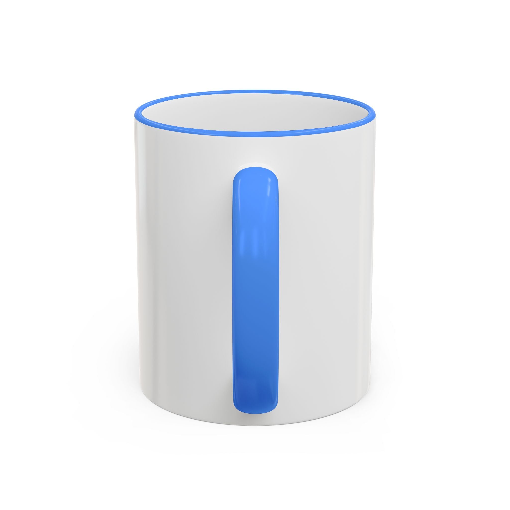 Vibe‑nator DJ Vinyl Graphic Accent Rim Mug (11oz/15oz)