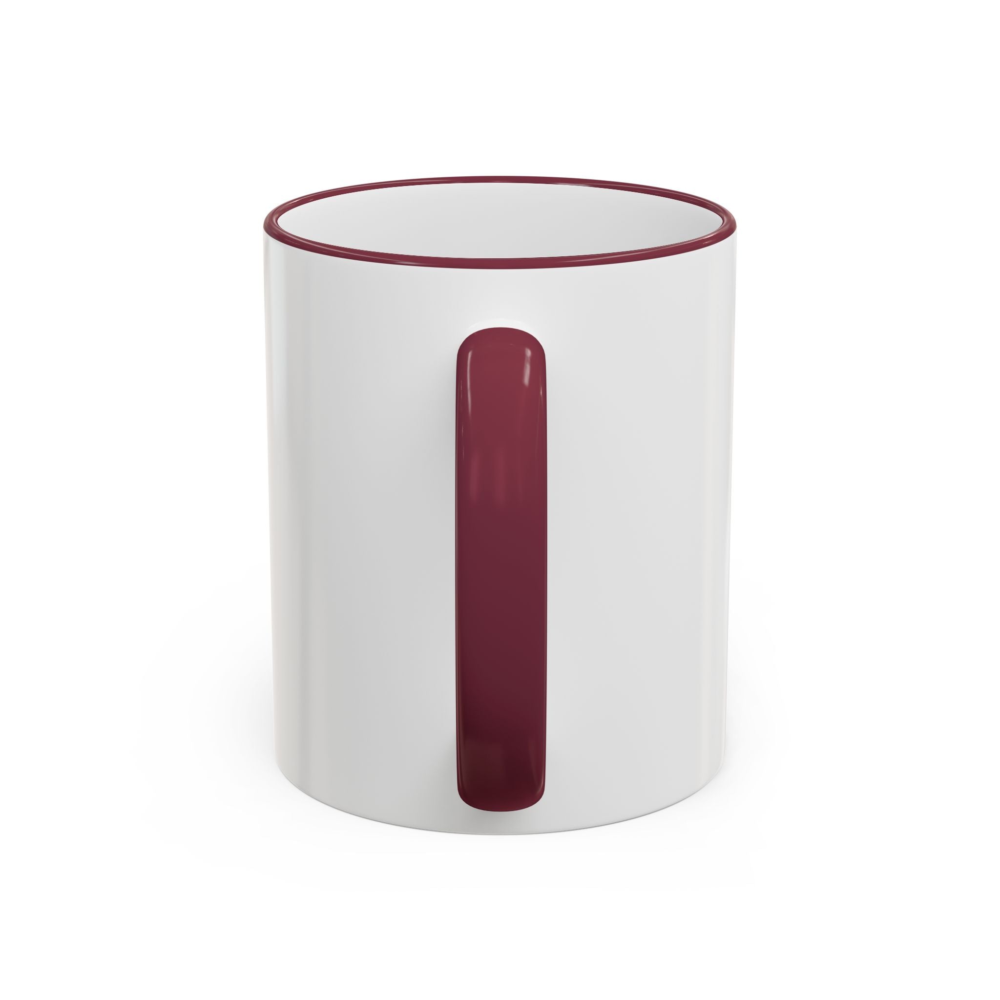 Vibe‑nator DJ Vinyl Graphic Accent Rim Mug (11oz/15oz)