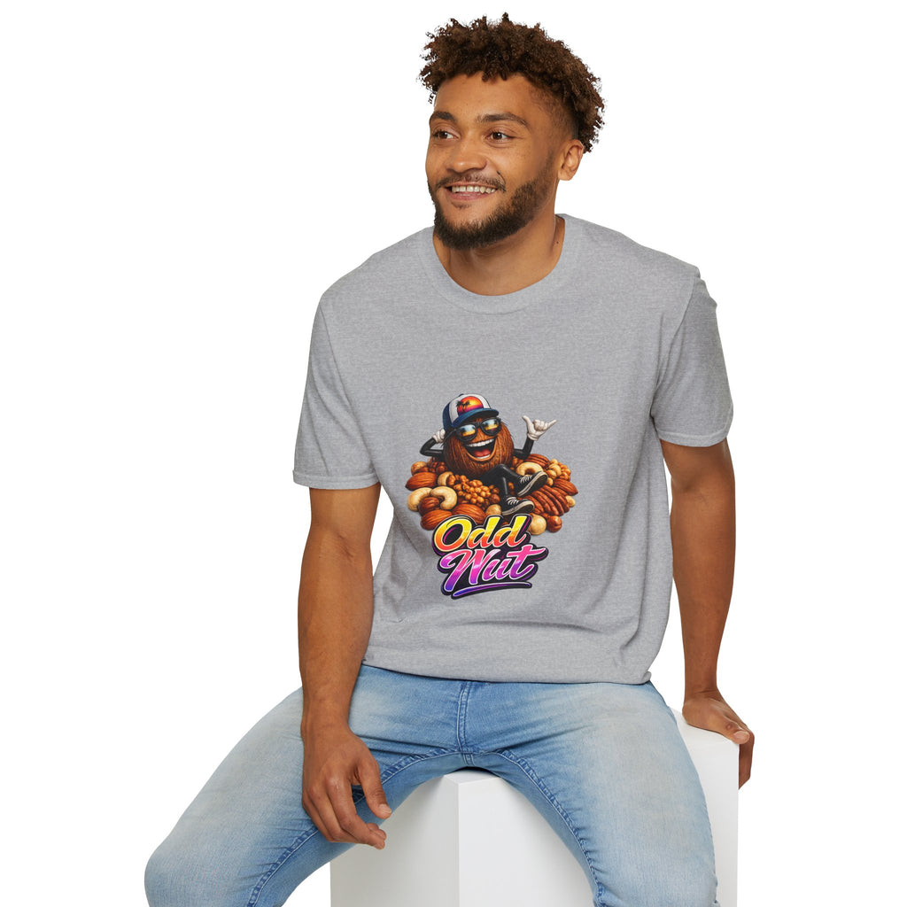 T‑Shirt — 'Odd Nut' Retro Cartoon Cashew Character Tee