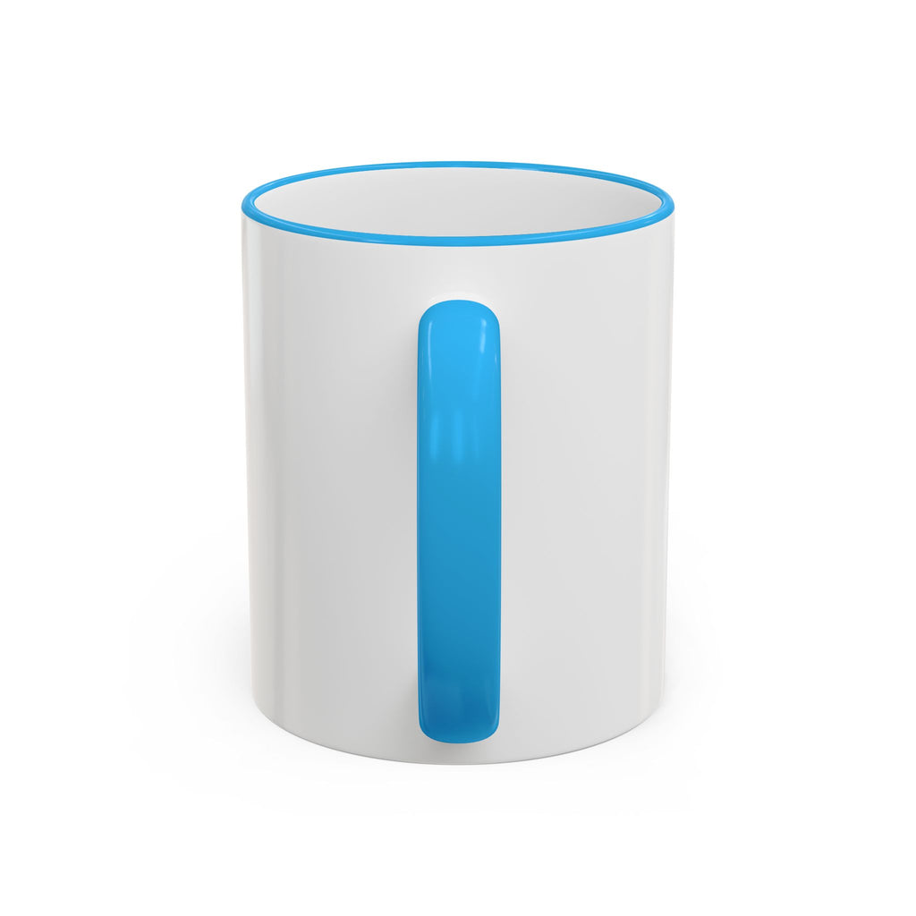Vibe‑nator DJ Vinyl Graphic Accent Rim Mug (11oz/15oz)