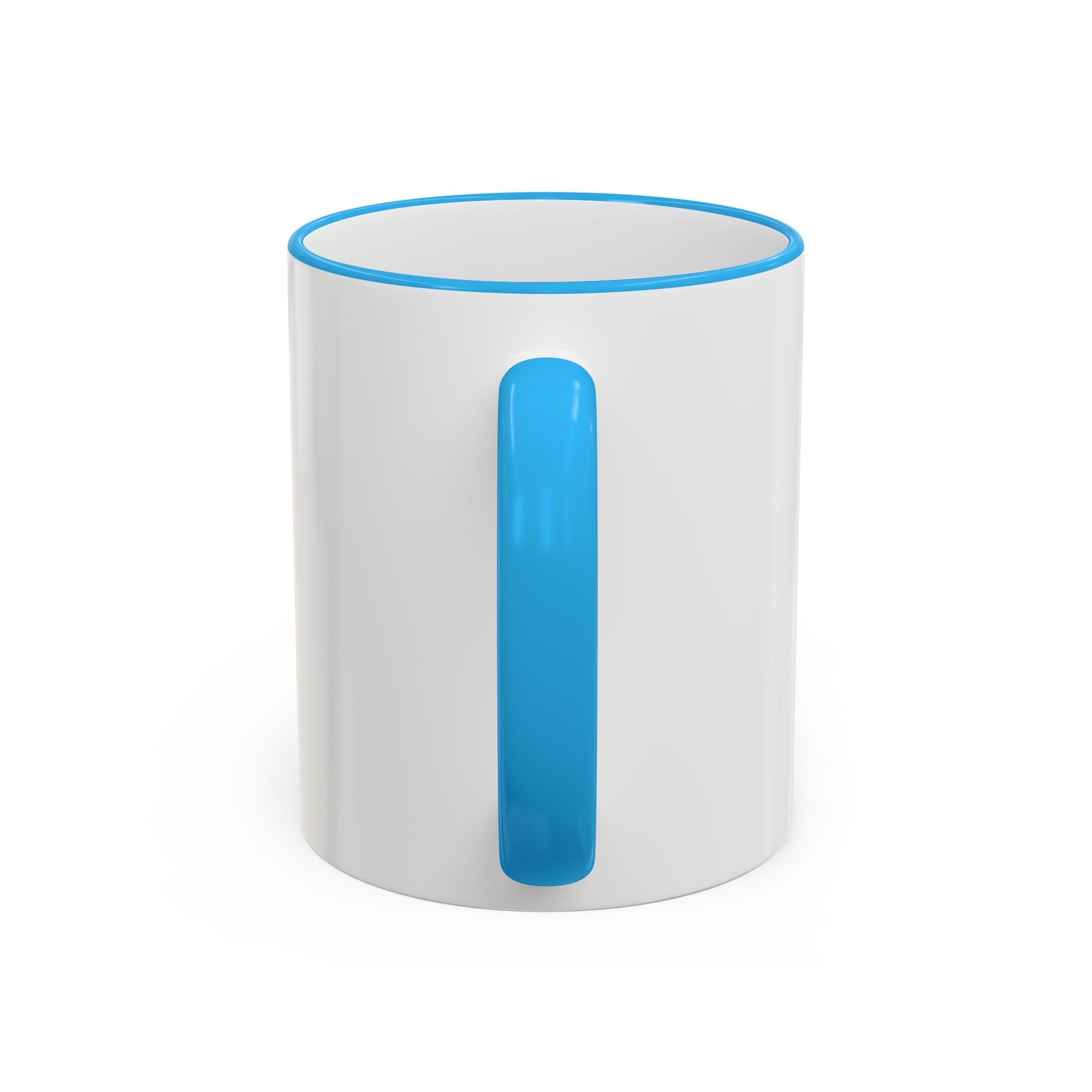 Vibe‑nator DJ Vinyl Graphic Accent Rim Mug (11oz/15oz)