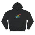 Don't My Vibe Hoodie — Graphic Streetwear Pullover with Emotive Smiley Design