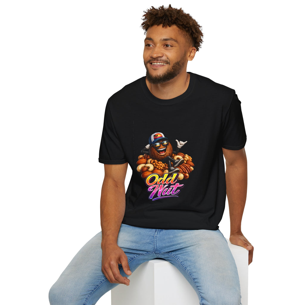 T‑Shirt — 'Odd Nut' Retro Cartoon Cashew Character Tee