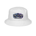 Embroidered "One Love" Record Bucket Hat — Retro Music Festival Style