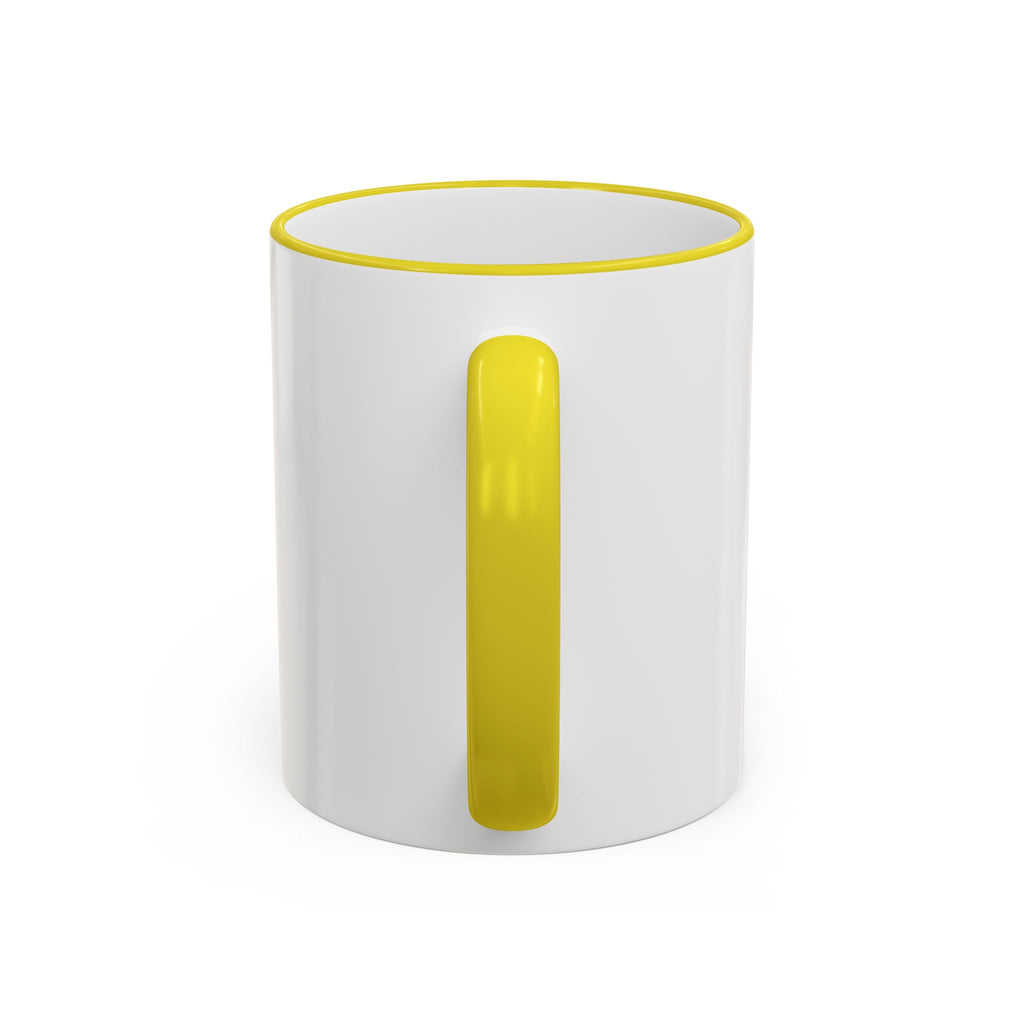 Vibe‑nator DJ Vinyl Graphic Accent Rim Mug (11oz/15oz)