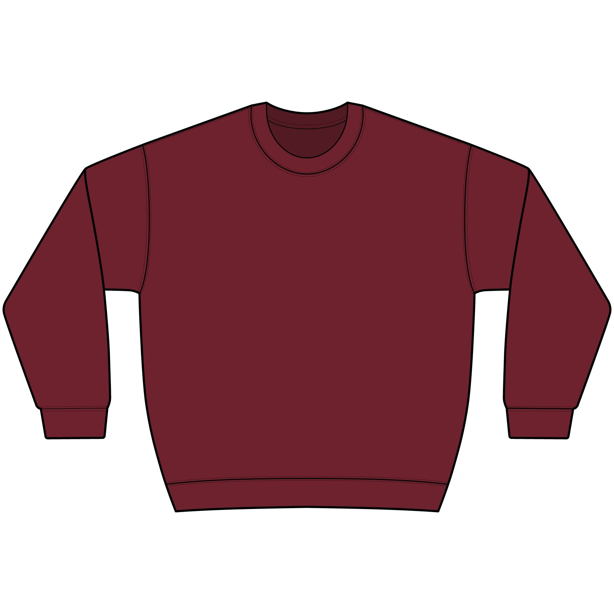 Fadeonator Hammer Maxweight Crewneck Sweatshirt — Heavyweight Gym Pullover for Weightlifters