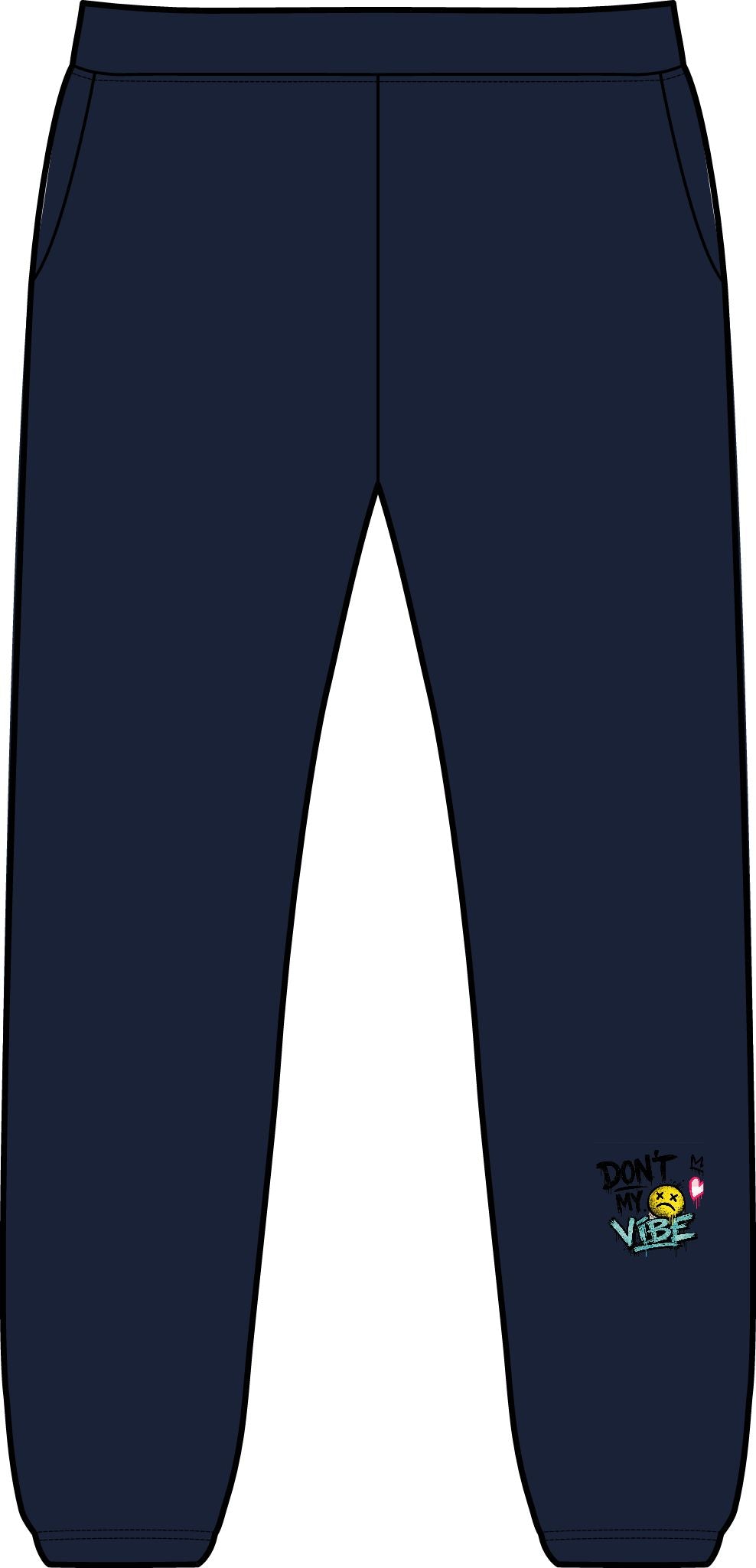 Embroidered 'Don't Sweat It' Casual Sweatpants — Midweight Pocket Joggers