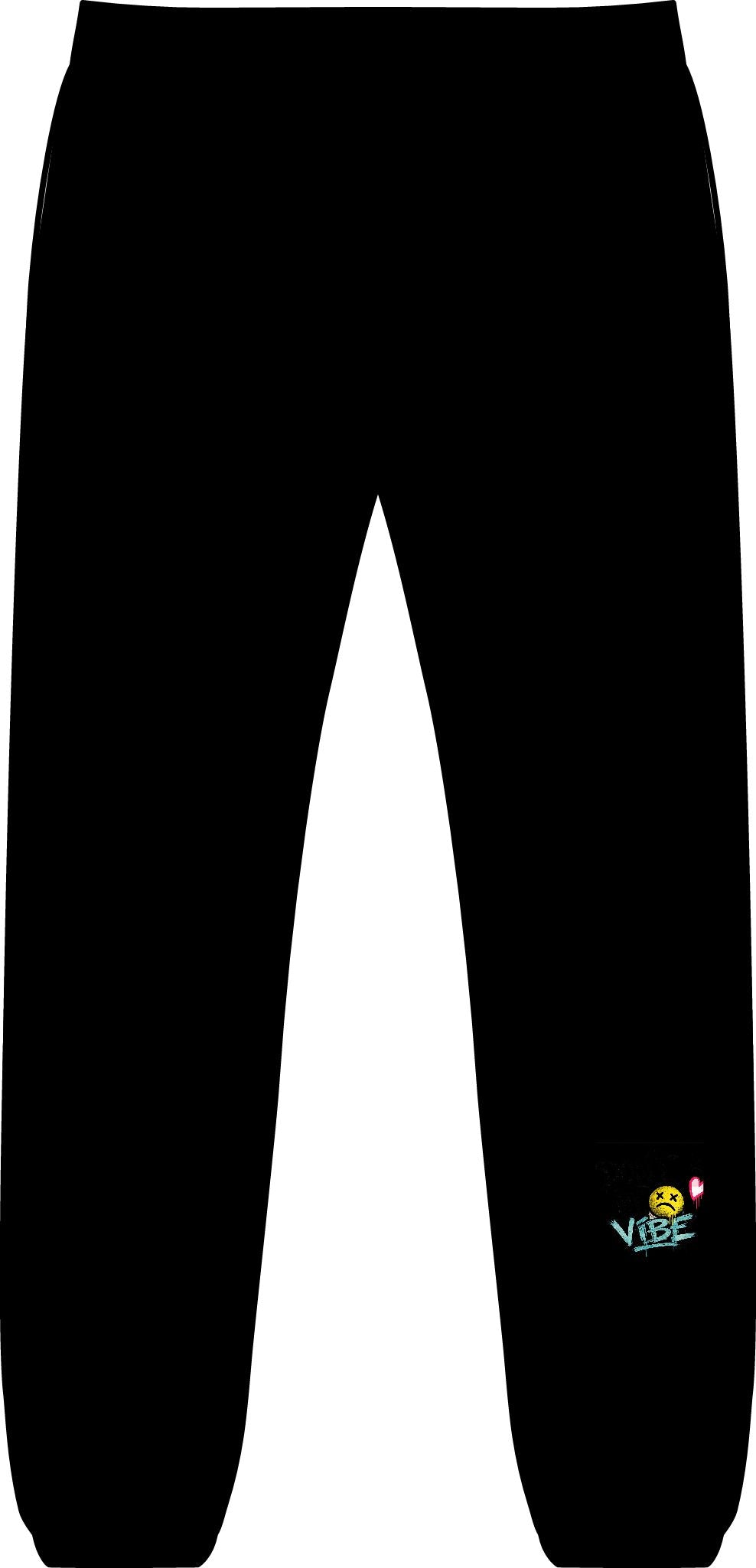 Embroidered 'Don't Sweat It' Casual Sweatpants — Midweight Pocket Joggers