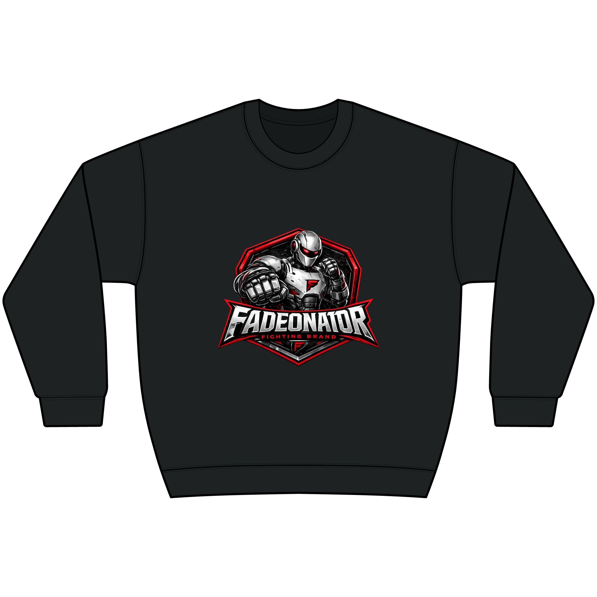 Fadeonator Hammer Maxweight Crewneck Sweatshirt — Heavyweight Gym Pullover for Weightlifters