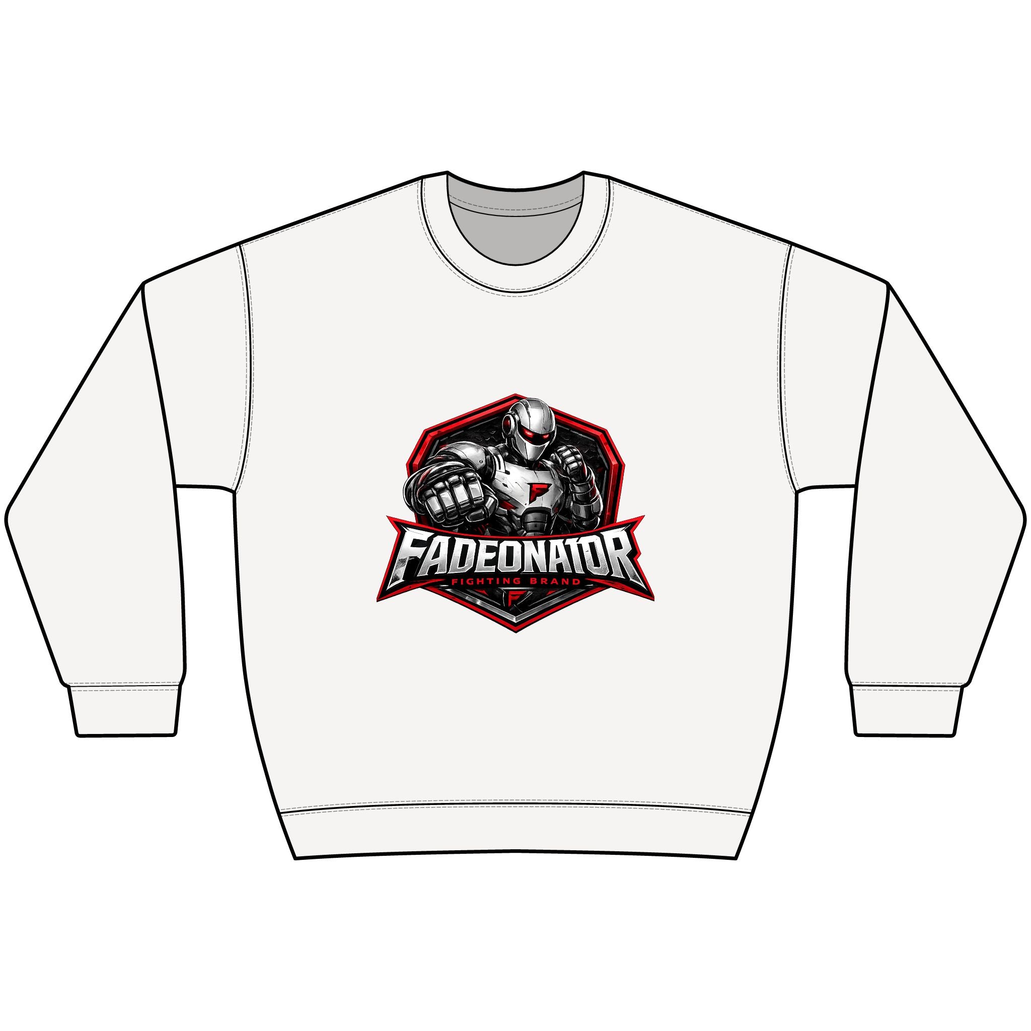 Fadeonator Hammer Maxweight Crewneck Sweatshirt — Heavyweight Gym Pullover for Weightlifters