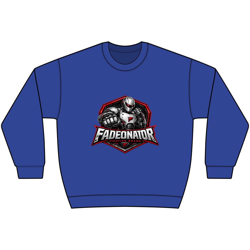 Fadeonator Hammer Maxweight Crewneck Sweatshirt — Heavyweight Gym Pullover for Weightlifters