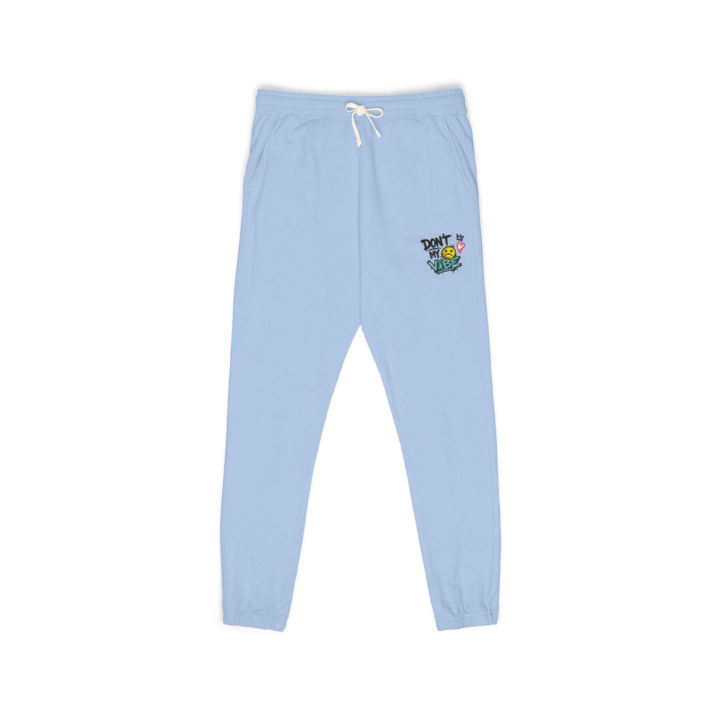 Embroidered 'Good Vibes' Cream Sweatpants — Cozy Casual Joggers