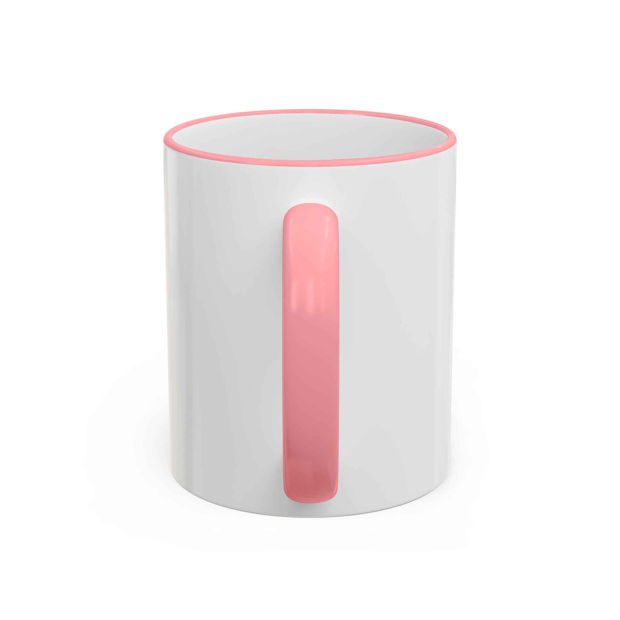 Vibe‑nator DJ Vinyl Graphic Accent Rim Mug (11oz/15oz)