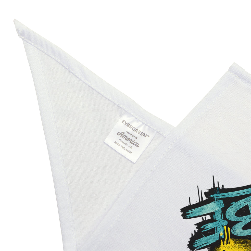 Pet Bandana - "Don't Kill My Vibe" Graffiti Emoji Bandana for Dogs & Cats