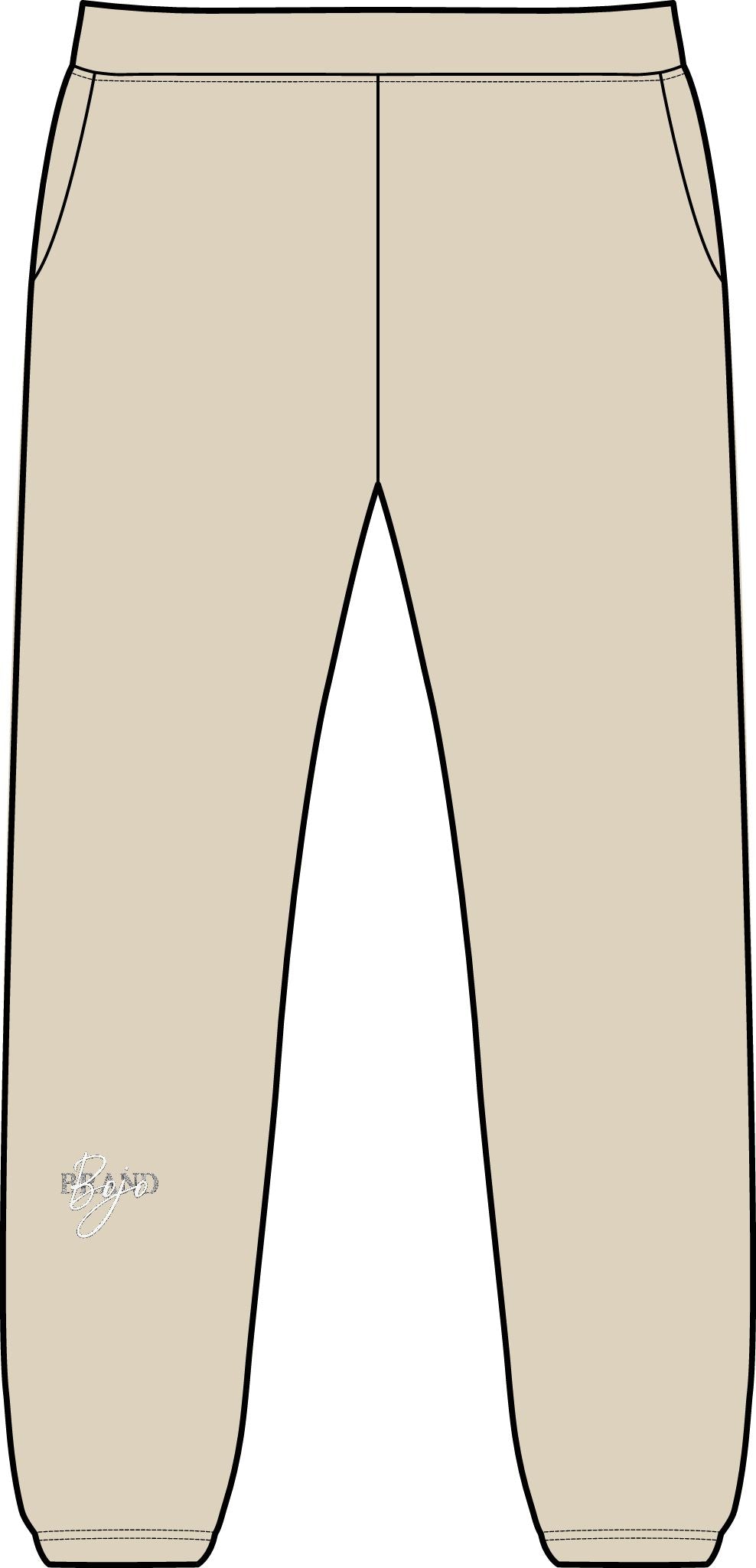 Embroidered 'Don't Sweat It' Casual Sweatpants — Midweight Pocket Joggers