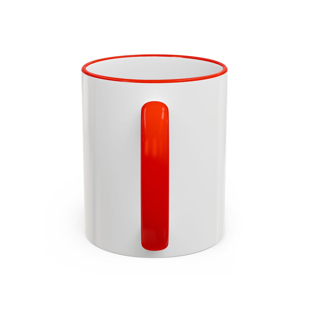Vibe‑nator DJ Vinyl Graphic Accent Rim Mug (11oz/15oz)