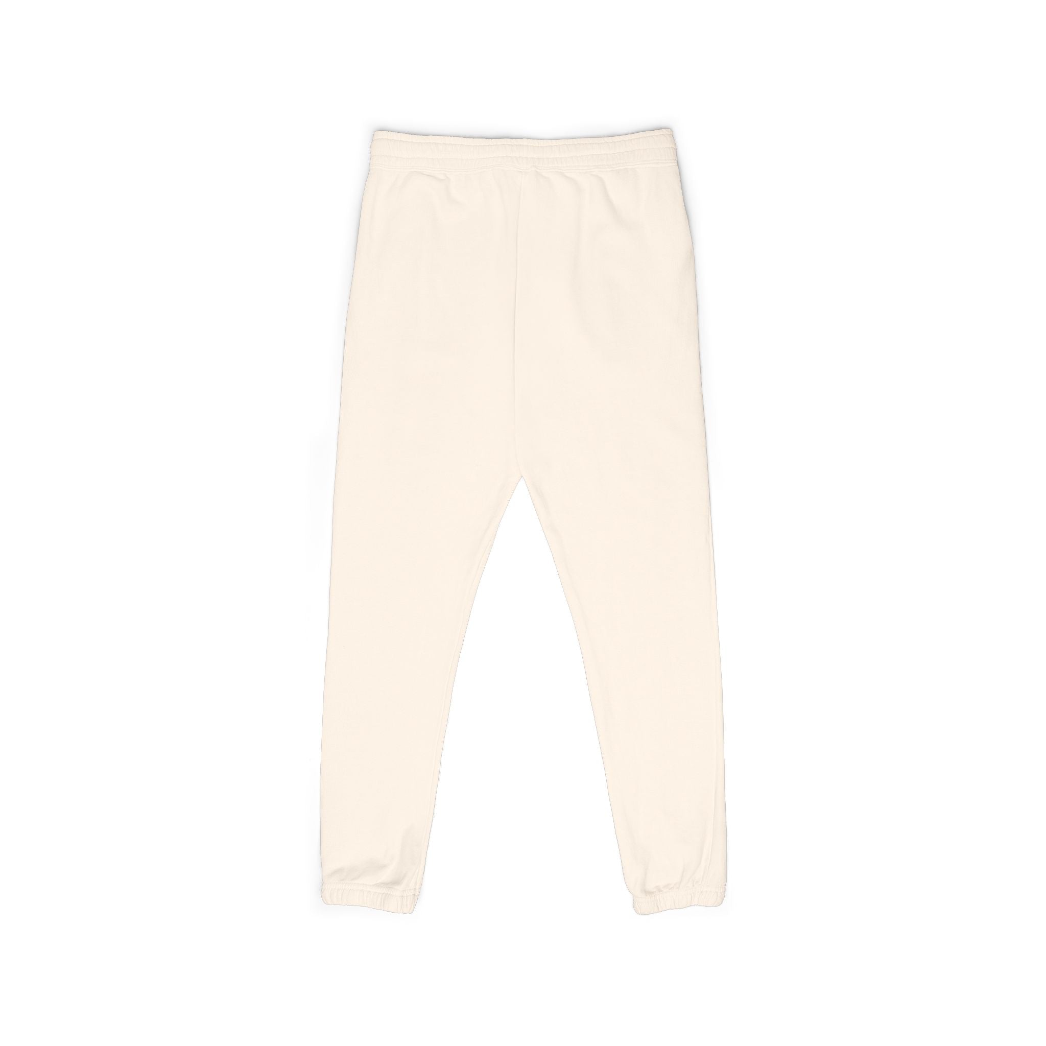 Embroidered 'Good Vibes' Cream Sweatpants — Cozy Casual Joggers