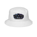 Embroidered "One Love" Record Bucket Hat — Retro Music Festival Style