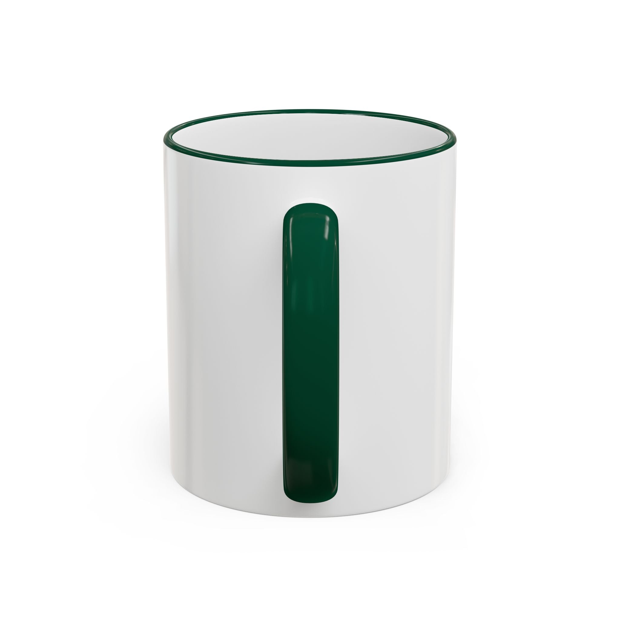 Vibe‑nator DJ Vinyl Graphic Accent Rim Mug (11oz/15oz)