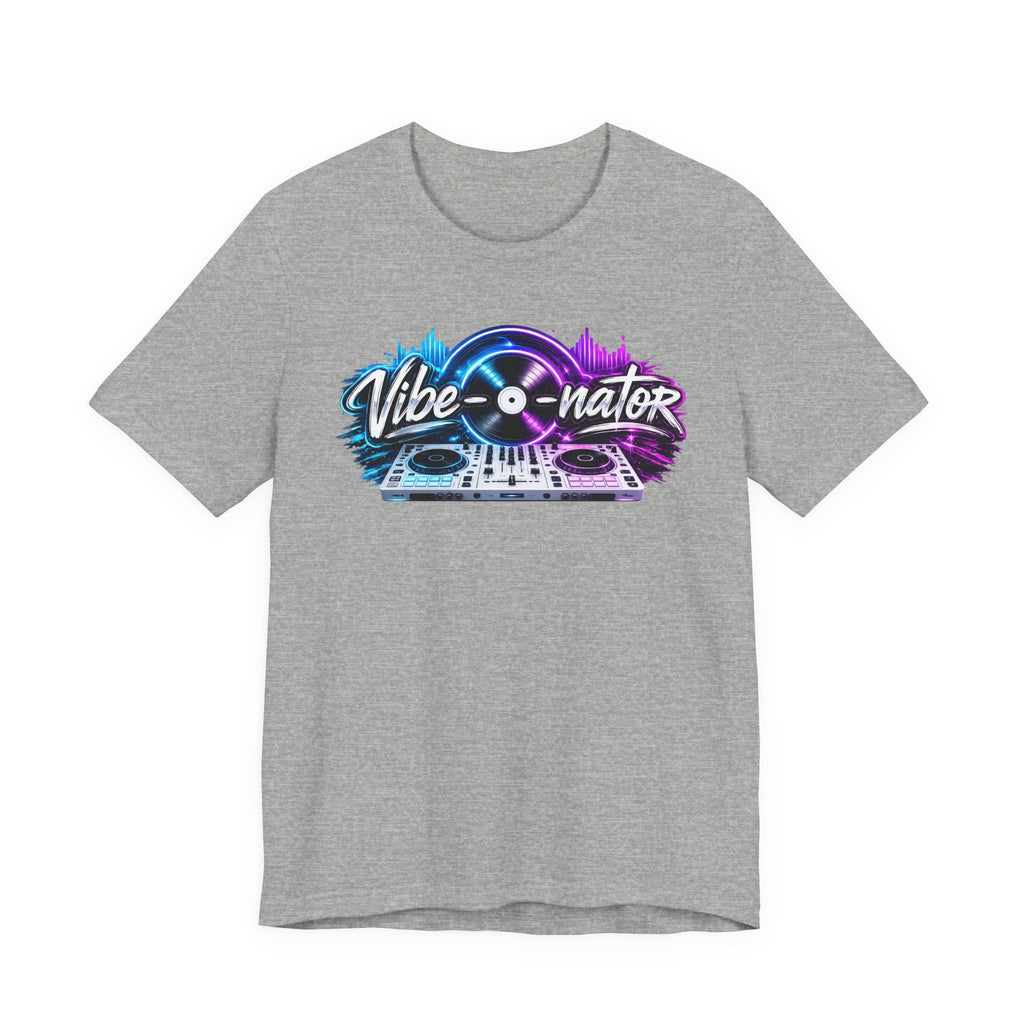 Vibe-nator DJ Turntable T-Shirt — Neon Music Festival Tee
