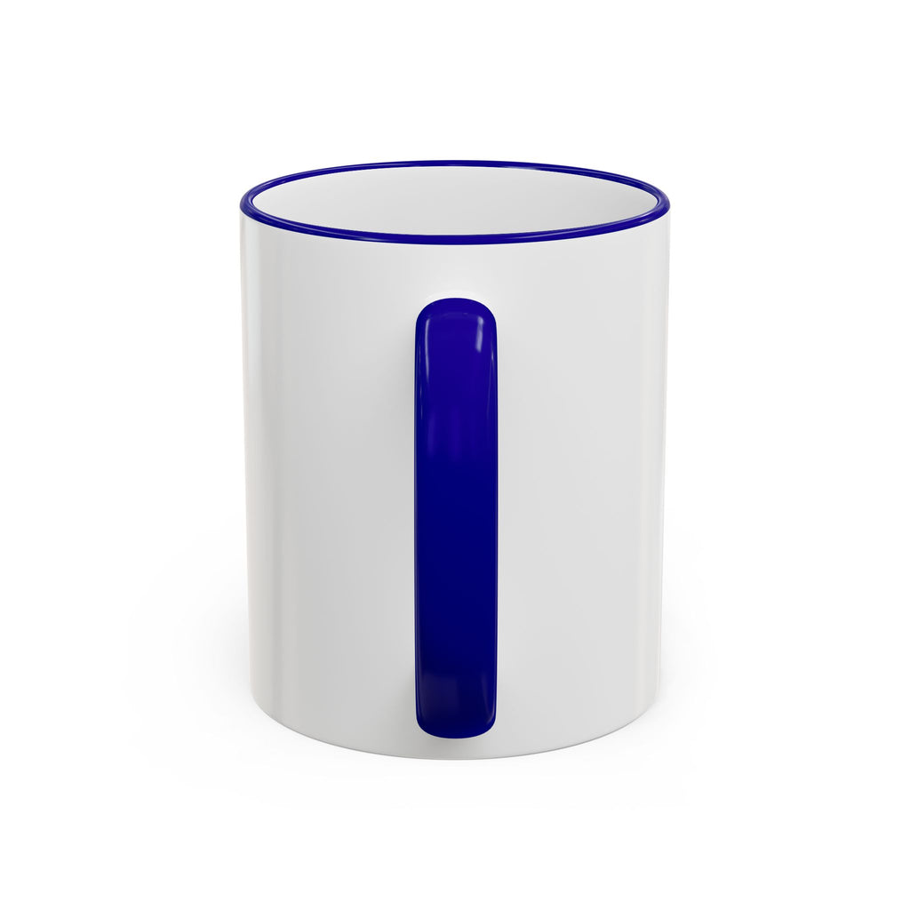 Vibe‑nator DJ Vinyl Graphic Accent Rim Mug (11oz/15oz)
