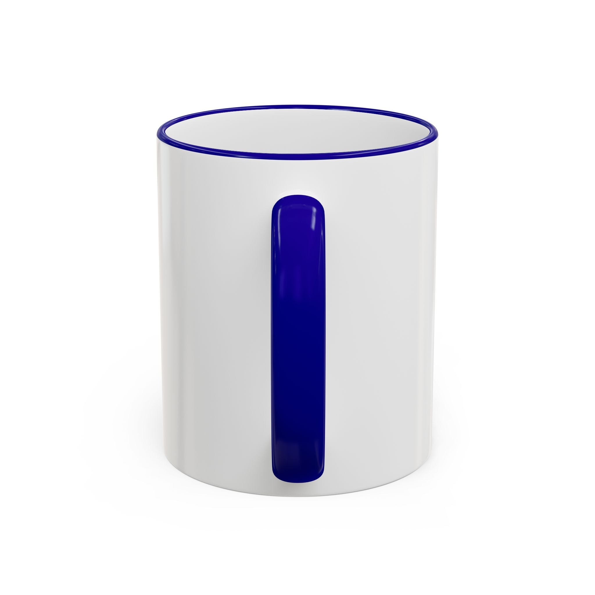 Vibe‑nator DJ Vinyl Graphic Accent Rim Mug (11oz/15oz)