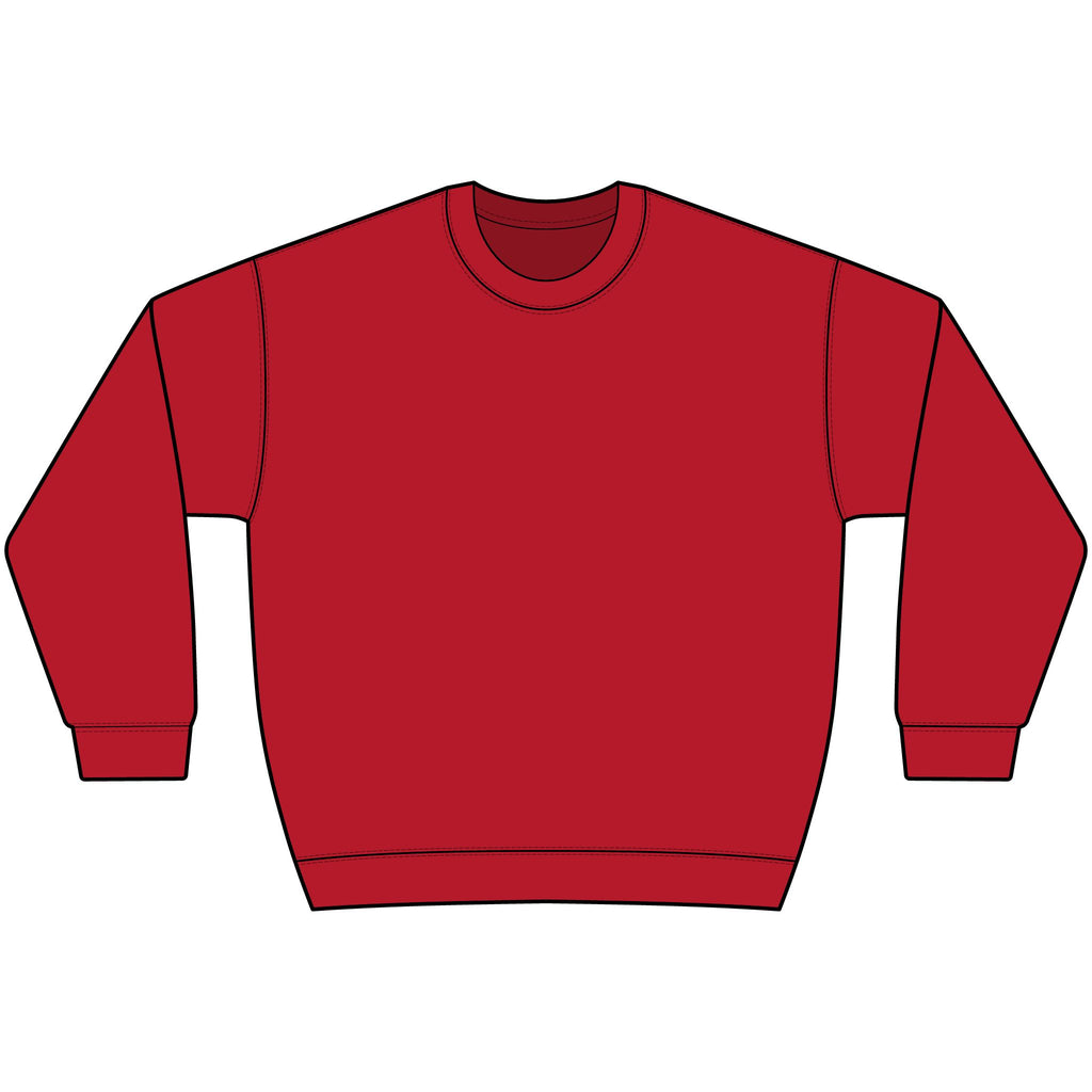 Fadeonator Hammer Maxweight Crewneck Sweatshirt — Heavyweight Gym Pullover for Weightlifters