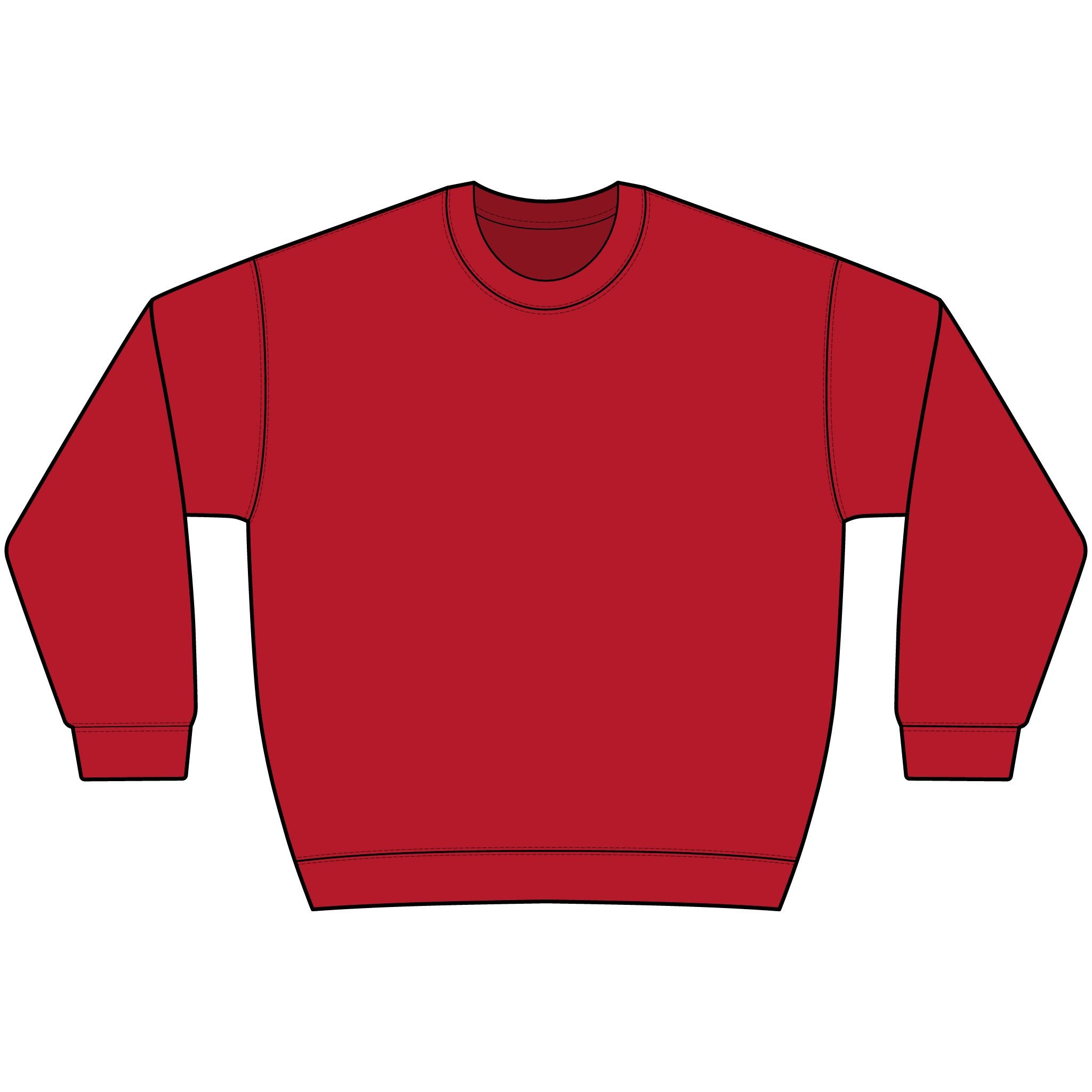 Fadeonator Hammer Maxweight Crewneck Sweatshirt — Heavyweight Gym Pullover for Weightlifters