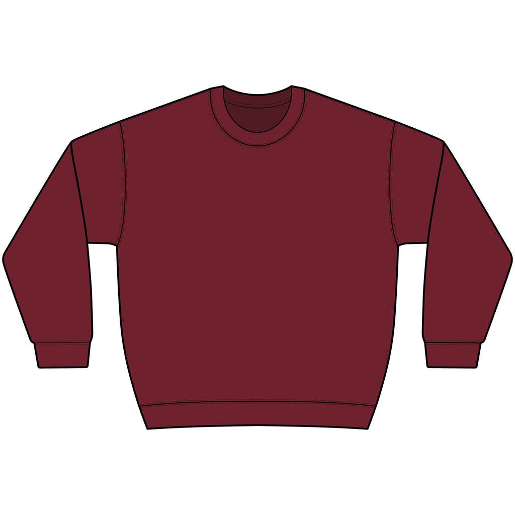 Fadeonator Hammer Maxweight Crewneck Sweatshirt — Heavyweight Gym Pullover for Weightlifters