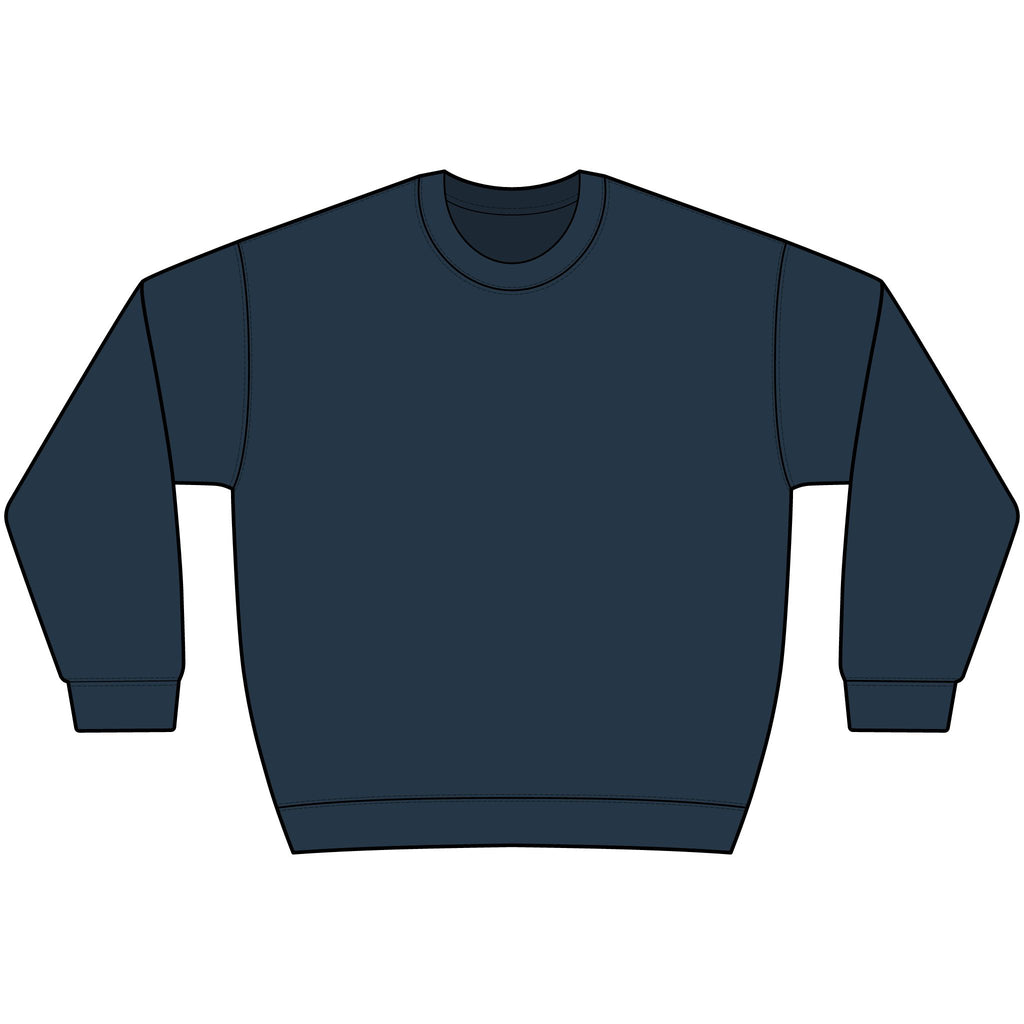 Fadeonator Hammer Maxweight Crewneck Sweatshirt — Heavyweight Gym Pullover for Weightlifters