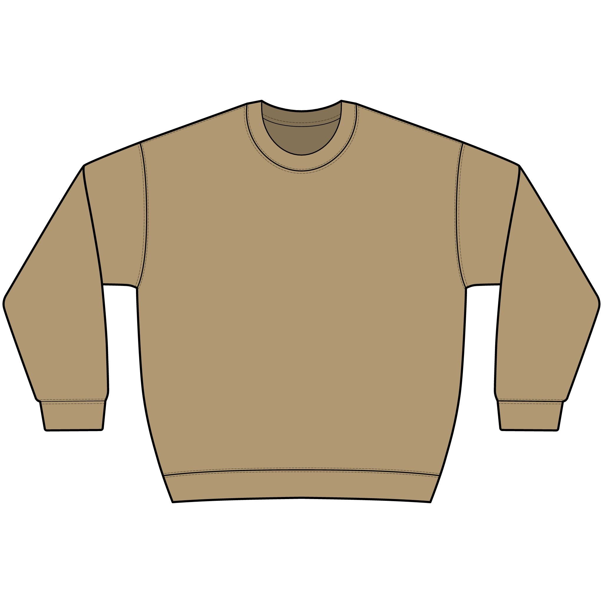 Fadeonator Hammer Maxweight Crewneck Sweatshirt — Heavyweight Gym Pullover for Weightlifters