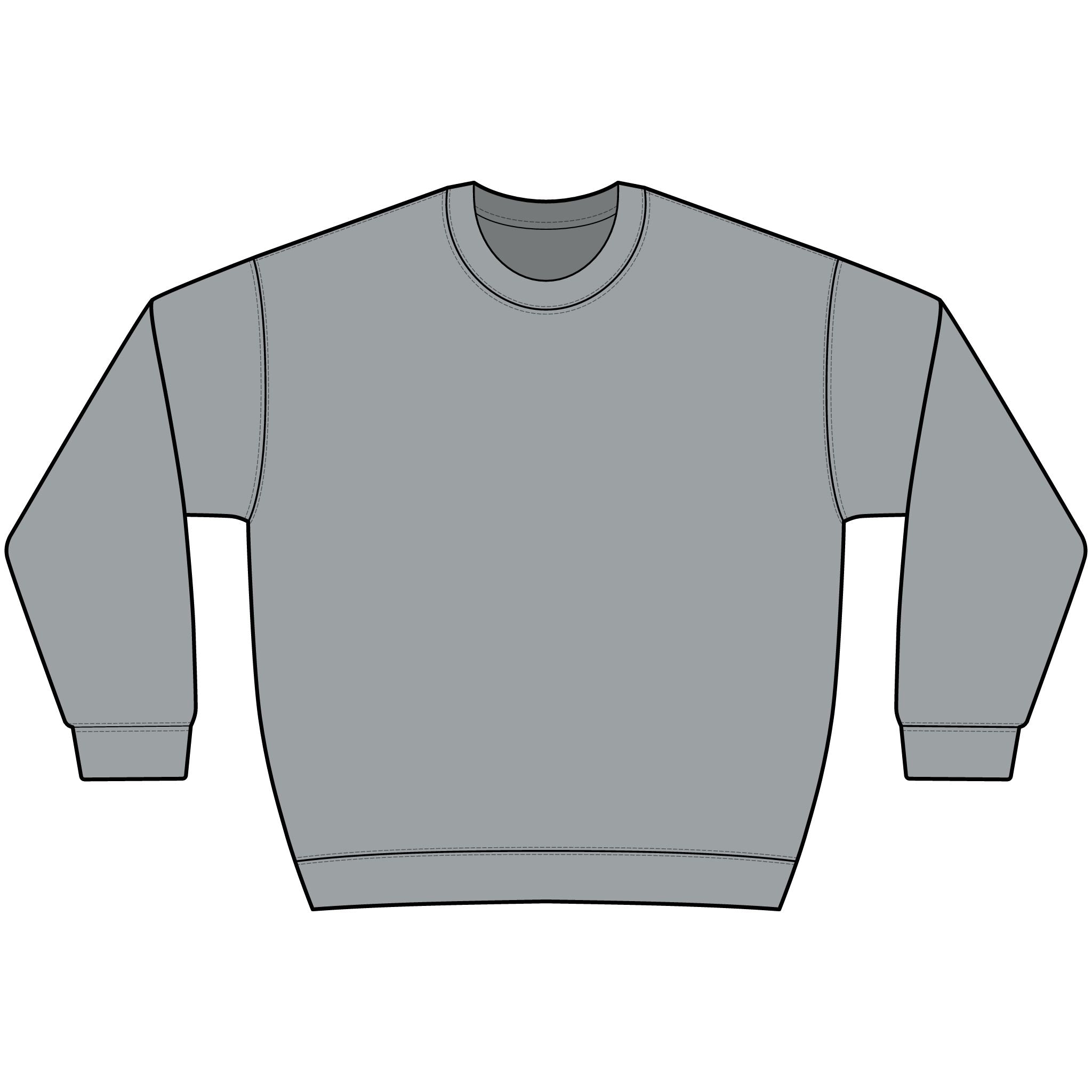 Fadeonator Hammer Maxweight Crewneck Sweatshirt — Heavyweight Gym Pullover for Weightlifters